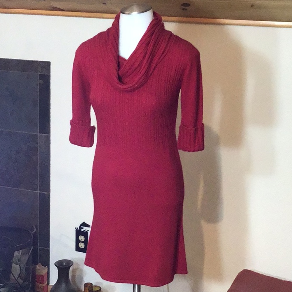 Takeout sweater dress